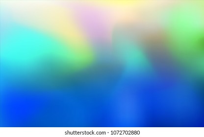 Light Blue, Green vector blurred bright pattern. A vague abstract illustration with gradient. The elegant pattern can be used as part of a brand book.