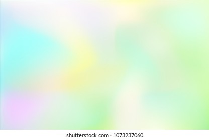 Light Blue, Green vector blurred bright template. An elegant bright illustration with gradient. The completely new template can be used for your brand book.