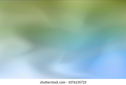 Light Blue, Green vector blurred shine abstract texture. Creative illustration in halftone style with gradient. The blurred design can be used for your web site.
