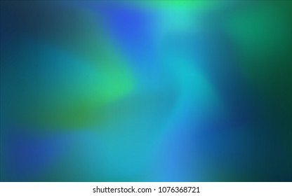 Light Blue, Green vector blurred shine abstract texture. Brand-new colored illustration in blurry style with gradient. A new texture for your design.