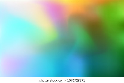 Light Blue, Green vector blurred template. A vague abstract illustration with gradient. Brand-new style for your business design.