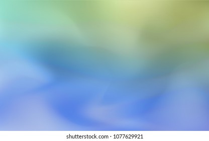 Light Blue, Green vector blurred shine abstract texture. A completely new color illustration in a vague style. The template can be used as a background of a cell phone.