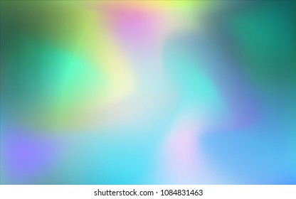 Light Blue, Green vector blurred background. Creative illustration in halftone style with gradient. The template can be used as a background of a cell phone.