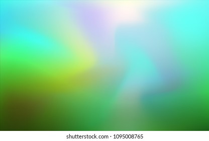 Light Blue, Green vector blurred bright texture. A vague abstract illustration with gradient. A new texture for your design.
