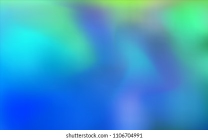 Light Blue, Green vector blurred and colored pattern. Shining colored illustration in a brand-new style. The best blurred design for your business.