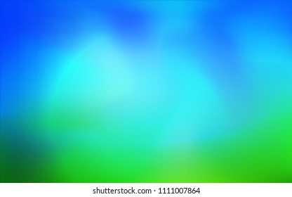 Light Blue, Green vector blurred pattern. A vague abstract illustration with gradient. The completely new template can be used for your brand book.