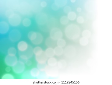 Light Blue, Green vector blurred bright template. Glitter abstract illustration with an elegant design. The background for your creative designs.