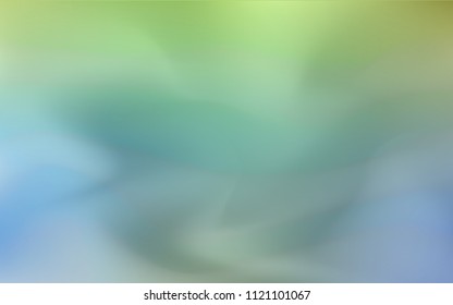 Light Blue, Green vector blurred pattern. An elegant bright illustration with gradient. The best blurred design for your business.