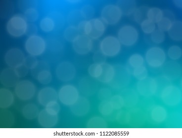 Light Blue, Green vector blurred background. Colorful abstract illustration with gradient. A completely new template for your design.