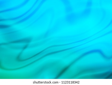 Light Blue, Green vector blurred pattern. Colorful illustration in abstract style with gradient. The textured pattern can be used for background.