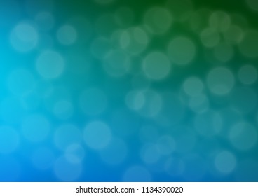 Light Blue, Green vector blurred background. Modern geometrical abstract illustration with gradient. The elegant pattern for brand book.