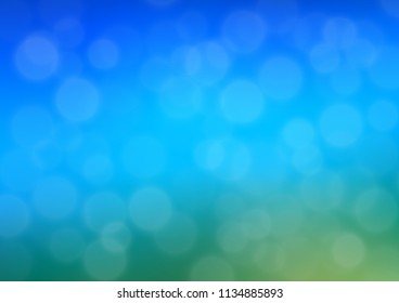 Light Blue, Green vector blurred and colored background. A vague abstract illustration with gradient. The background for your creative designs.