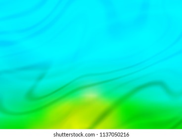 Light Blue, Green vector blurred bright background. Creative illustration in halftone style with gradient. The template can be used as a background of a cell phone.