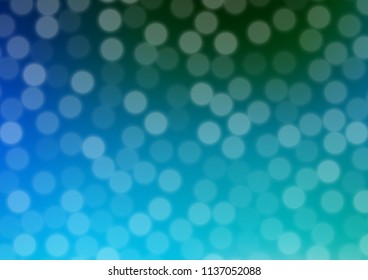 Light Blue, Green vector blurred and colored background. Glitter abstract illustration with an elegant design. The blurred design can be used for your web site.