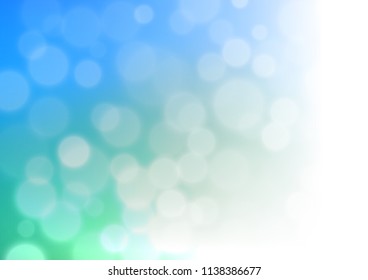Light Blue, Green vector blurred bright background. Colorful abstract illustration with gradient. A completely new template for your design.