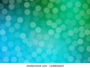 Light Blue, Green vector blurred shine abstract template. Modern geometrical abstract illustration with gradient. The best blurred design for your business.