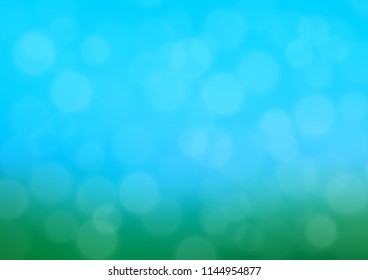 Light Blue, Green vector blurred shine abstract background. A vague abstract illustration with gradient. A completely new template for your design.