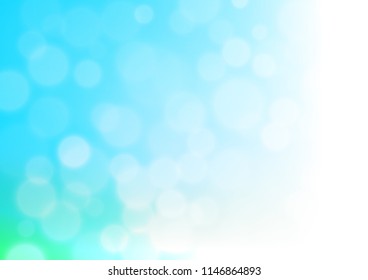 Light Blue, Green vector blurred shine abstract background. An elegant bright illustration with gradient. The template for backgrounds of cell phones.