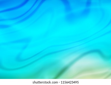 Light Blue, Green vector blurred bright template. A completely new color illustration in a vague style. The completely new template can be used for your brand book.