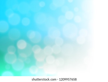 Light Blue, Green vector blurred and colored background. Colorful abstract illustration with gradient. The template for backgrounds of cell phones.
