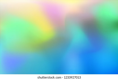 Light Blue, Green vector blurred template. Colorful illustration in abstract style with gradient. The completely new template can be used for your brand book.