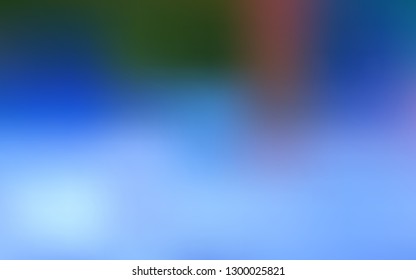 Light Blue, Green vector blurred background. Glitter abstract illustration with gradient design. New design for your business.