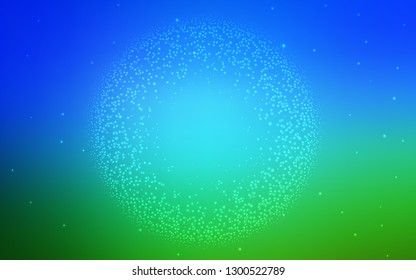 Light Blue, Green vector blurred template. Colorful illustration in abstract style with gradient. The best blurred design for your business.