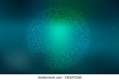 Light Blue, Green vector blurred background. Creative illustration in halftone style with gradient. The best blurred design for your business.