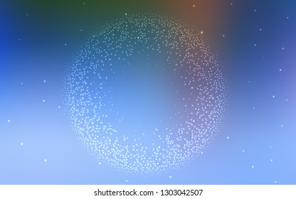 Light Blue, Green vector blurred shine abstract texture. New colored illustration in blur style with gradient. New design for your business.