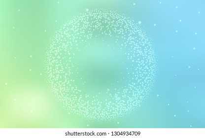 Light Blue, Green vector blurred and colored pattern. Abstract colorful illustration with gradient. New way of your design.