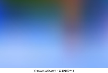 Light Blue, Green vector blurred bright texture. Colorful illustration in abstract style with gradient. Elegant background for a brand book.