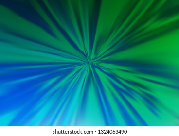 Light Blue, Green vector blurred shine abstract background. An elegant bright illustration with gradient. Brand new style for your business design.