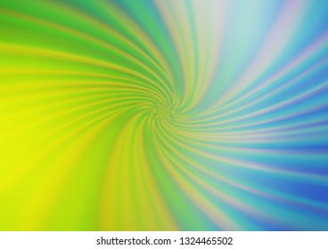 Light Blue, Green vector blurred and colored background. Colorful illustration in abstract style with gradient. A completely new template for your design.