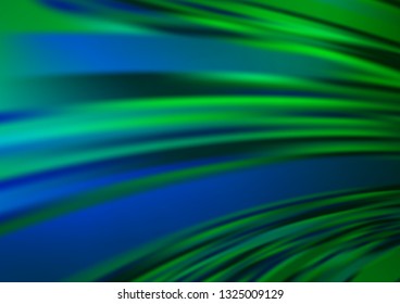 Light Blue, Green vector blurred shine abstract background. Shining colorful illustration in a Brand new style. The background for your creative designs.