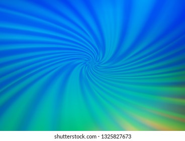 Light Blue, Green vector blurred and colored background. Glitter abstract illustration with an elegant design. Brand new design for your business.