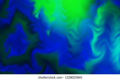 Light Blue, Green vector blurred shine abstract texture. Colorful illustration in abstract style with gradient. The best blurred design for your business.