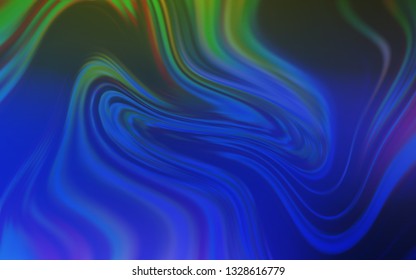 Light Blue, Green vector blurred template. Glitter abstract illustration with gradient design. Elegant background for a brand book.