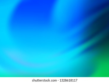 Light Blue, Green vector blurred and colored template. Modern geometrical abstract illustration with gradient. A new texture for your design.