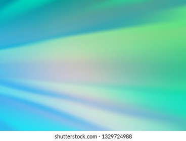 Light Blue, Green vector blurred shine abstract pattern. An elegant bright illustration with gradient. A completely new template for your design.