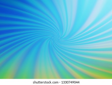 Light Blue, Green vector blurred background. A completely new color illustration in a bokeh style. A completely new design for your business.