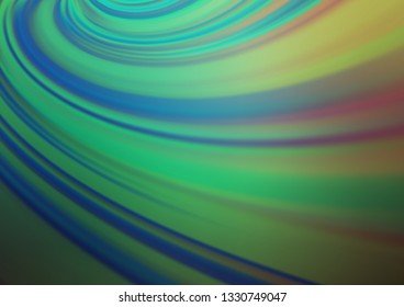 Light Blue, Green vector blurred bright template. A vague abstract illustration with gradient. A completely new design for your business.