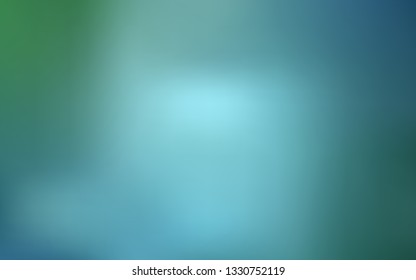 Light Blue, Green vector blurred background. Colorful abstract illustration with gradient. New style for your business design.