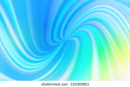 Light Blue, Green vector blurred background. A completely new colored illustration in blur style. New way of your design.