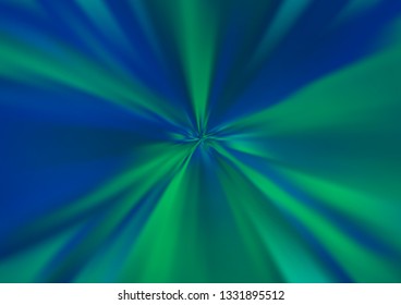 Light Blue, Green vector blurred bright pattern. A completely new color illustration in a bokeh style. The elegant pattern for brand book.