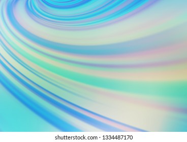 Light Blue, Green vector blurred shine abstract template. Modern geometrical abstract illustration with gradient. Brand new design for your business.