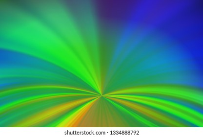 Light Blue, Green vector blurred bright template. Colorful abstract illustration with gradient. Smart design for your work.