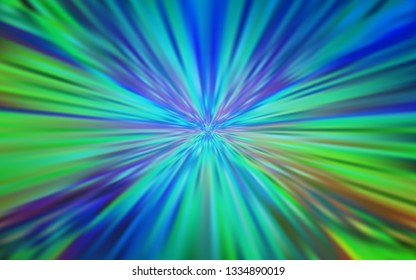 Light Blue, Green vector blurred bright pattern. New colored illustration in blur style with gradient. New style design for your brand book.