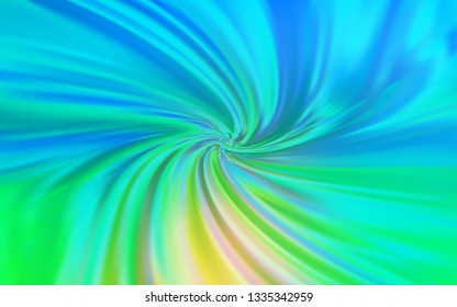 Light Blue, Green vector blurred shine abstract texture. Colorful abstract illustration with gradient. Blurred design for your web site.