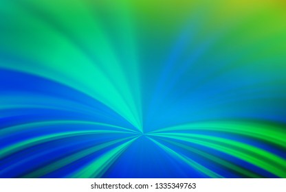 Light Blue, Green vector blurred background. Abstract colorful illustration with gradient. Elegant background for a brand book.