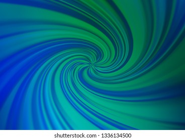 Light Blue, Green vector blurred shine abstract background. Glitter abstract illustration with an elegant design. A completely new design for your business.
